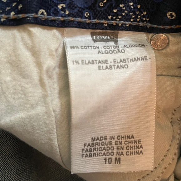 LEVIS Dark Blue Perfect Waist 525 Straight Leg Jeans size 10 - Picture 11 of 11